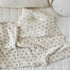 BuLuTu Large Cotton Muslin Kids Toddler Throw Blanket - 47''x51'' Reversible Lightweight