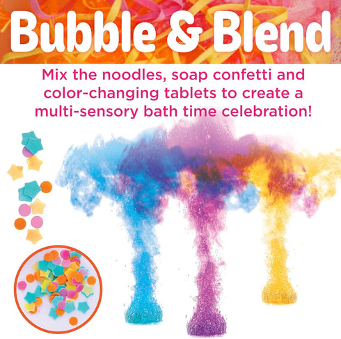 Set 3+) Creativity for Kids Soap Noodles Bath Art Studio Bath Crayons, Soap Paint, Color Fizz & Confetti with Mold-Free