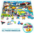 QUOKKA Wooden Kids Puzzles Ages 4-6 - 4 x 60 Piece Puzzles for Kids Ages 4-8, Cars, Ships, and Animals