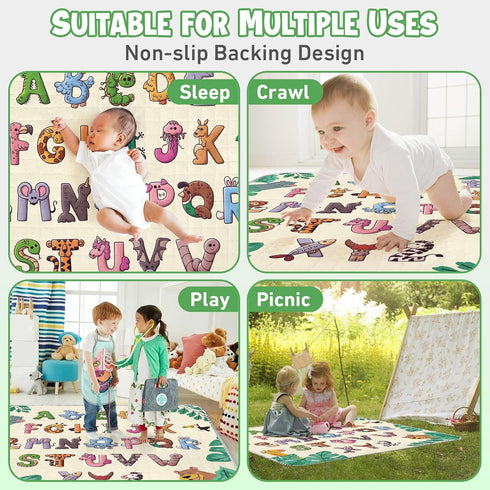 Set 3 Set Sets Baby Crib Bedding for Boys Girls: Pieces Safari Crib Bedding Including Blanket Crib Fitted Sheet
