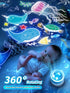 15 Films+15 360 PIKOY Star Projector for Kids Gifts, Soothing Sounds Machine Baby Night Light Projector, Remote