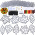 27 Sets Winlyn Fall Leaf Suncatchers Ornaments Decorations DIY Window Paint Art Suncatchers Craft Kits Autumn Maple