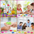 100PCS SHQDD Bulk Star Stress Balls for Adults & Kids - Motivational Quotes Soft Foam Stress Relief Squeeze Toys