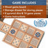 WE Games Royal Game of UR, Ancient Strategy Board Game for 2, Solid Wood with Storage Drawers