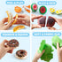 lalalark Playset, 6 JOVA Play Food for Toddlers, Kids Grocery Store Pretend Kitchen Food Toy with Storage Shelves