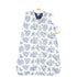 Hudson Baby Unisex Baby Plush Faux Fur Sleeping Bag, Wearable Blanket, Blue Toile, 12-18 Months