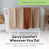 Set, 4 Pack Muslin Baby Swaddle Blankets, Soft Bamboo Cotton Blend, Lightweight Breathable Multi-Use Swaddle, Nursing