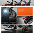 Die Cast Toy Motorcycle, Pull Back Motorcycle with Sounds and Lights, 1:14 Friction Powered Kids Toy Cars, Red Gift
