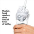 OXO Tot Gray Bottle Brush with Nipple Cleaner