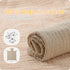 Organic Cotton Bunny & Lion Loveys, Soft Breathable Newborn Security Blanket, Neutral Muslin Fabric, Perfect Present