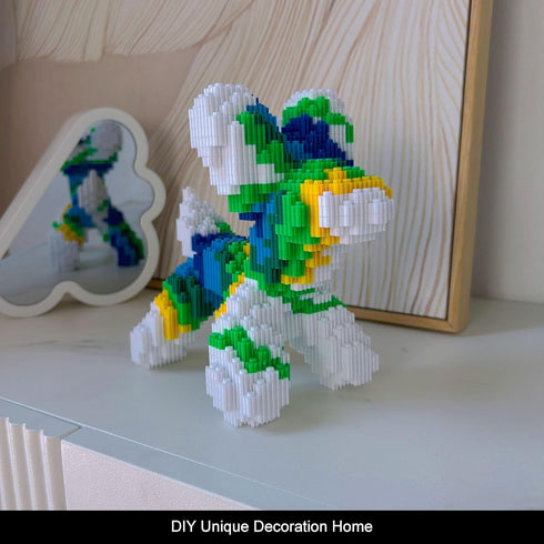 JQARCH Set,DIY Home,2000 Balloon Dog Micro Building Blocks Unique Decoration PCS Building Bricks Compatible with Lego