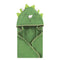 Hudson Baby Unisex Baby Cotton Animal Face Hooded Towel, Dinosaur, One Size