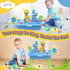 21" 4-in-1 Set H Play Sink with Running Water, Kids Kitchen Sink Toy with Electric Faucet, Mini Water Table