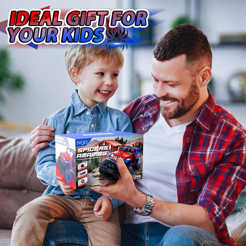NQD Spider RC Car for Kids, 2.4GHz Off Road Truck, All Terrain SUV Jeep Toy for Boys Age 3-8 Birthday