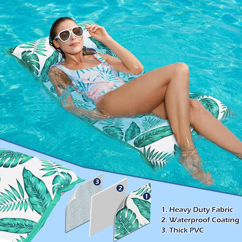 Hammock Hammock 4 1 Swimming Jasonwell Water Pool Floats - Fabric Inflatable Pool Float Floaties in (Saddle Lounge