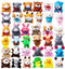 JOYIN 72 Pack Mini Animal Plush Toy Assortment (72 Units 3" Each),Bulk