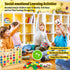 w/56 Garybank Social Emotional Learning Activities for Kids, Feelings Connect Game Emotion Cards, Play Therapy Toys