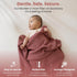30 40 Baby Soft Knitted Blanket, x in, Dusky Pink, Soft & Breathable, Oeko-Tex Certified, Lightweight & Cuddly, Perfect
