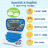 ZEENKIND Spanish & English Small Talking Laptop Toy for Kids 2-4 Years Old, Learn Spanish Alphabet Numbers Words