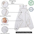 6 Set Set) Channing & Yates Premium Boutique Hooded Baby Towels and Washcloth - Organic Viscose Made from Bamboo Baby