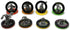 Citadel Black Health & Condition Rings, 80 Pack, Double Sided Black Plastic Rings for Dungeons and Dragons