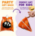 JOYIN 108 PCS Halloween Drawstring Treat Bags with 9 Character Designs, Mini Goodie Candy Bags for Kids Trick or