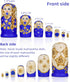 Set 7 Starxing Russian Nesting Dolls Matryoshka Wood Stacking Nested Pieces Handmade Toys for Children Kids Christmas