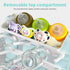 Countertop-Holds 12 Baby Bottle Drying Rack, Vertical Standing Bottle Dryer Rack Holder-Space Saving Baby Bottle Drying