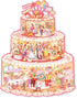 Birthday Irregular Puzzles for Adults - MOMIBOOK 481 Pieces Birthday Cake Cabin Jigsaw Puzzle