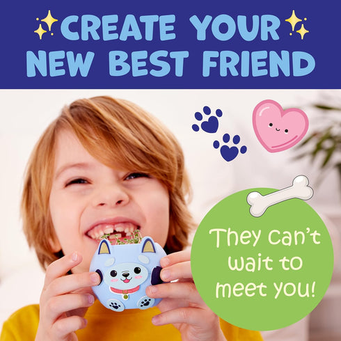 Set 6+) Creativity for Kids Plant-A-Pet: Puppy Toys for Girls - Mini Gifts for Girls, Arts and Crafts for Kids, DIY