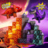 Set 3-5 5-7 4-6 6-8, 3+ GobiDex Dinosaur Toys Magnetic Tiles Lava Cave Dinosaur World - Magnetic Building Blocks