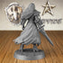 AUSPDICE Fighter 28mm DND Miniature, Lydia The Lioness Paladin Figure for D&D and Board Games, Ideal for TTRPG