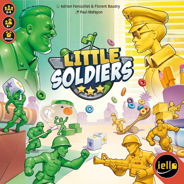 IELLO: Little Soldiers, Strategy Board Game, Take Control of The Playroom, 30