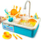 lalalark Color Changing Play Sink with Running Water, Kids Sink Toy with Electric