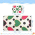 SyXIOP 28" 52" Colorful Heart Polka Dot Cooling Baby Crib Mattress x Breathable Crib Padding for Sides for Kids, Adult
