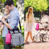 JOFOL BABE Breastmilk Cooler Bag - Insulated Baby Bottle Travel Bag for Daycare (Two Pieces, Red)