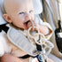 Ryan & Rose Cutie Clinks Attachable Teether Chew Toy for Babies, Neutral Color
