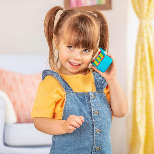 Battat – Sensory Toys – Pretend Phone & Keychain – Toddler Light-Up Phone – Toy Car Keys & Phone – 10 Months + – Light & Sound Phone + Light & Sound Keys