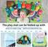 ALASOU 9 PCS Baby Cranes Car Toys with Playmat, 1st Birthday Gifts for 1-2 Year Old Boys