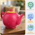FLORMOON Set, 18-Piece Set 6 Toy Tea Pretend Play with Colors - Includes Teapot, Cups, Saucers, Sugar Jar | Durable