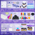 Educational Science Kit for Kids, 56 Experiments, 70+ PCS DIY STEM Projects, Lab Coat Included