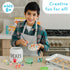12 2 MindWare Paint Your Own Porcelain: Dog Treat Jar Craft Kit - Includes Porcelain Dog Treat jar, Bright Colors