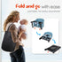 6-36 Hook On High Chair - Portable & Foldable for Babies Months, Family & Travel Use with Carry Bag(Sky Blue)