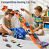 GYYCKTD 3 4 5 6 7 8 Playset 12 2-Tier 3-5 4-8 Race Track Truck Toys for Years Old Boys, Carrier Vehicle with Die-Cast