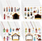 Nativity Stickers for Christmas Party Crafts, 36 Sheets Religious Christian Jesus Birth Stickers for Holiday Education