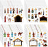 Nativity Stickers for Christmas Party Crafts, 36 Sheets Religious Christian Jesus Birth Stickers for Holiday Education