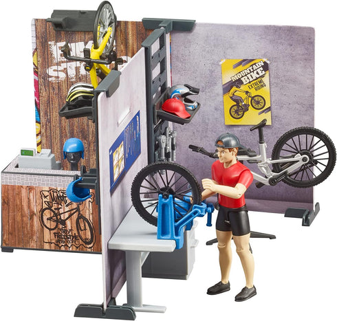 Bruder bworld 63120 Bike Shop and Service Playset
