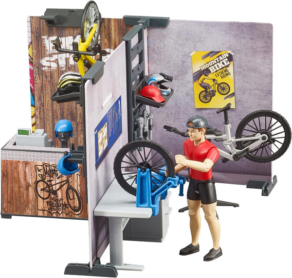 Bruder bworld 63120 Bike Shop and Service Playset