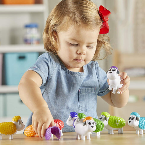 Learning Resources Snap-n-Learn Counting Sheep - 20 Pieces Toddler Learning Toys for Ages 18+ Months