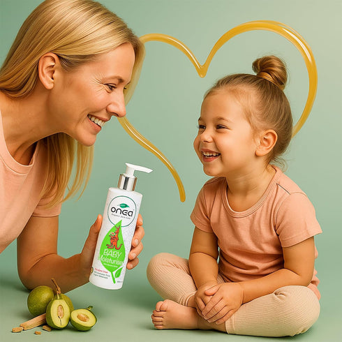 6.8 oz ONEA Baby Moisturizer - Natural Baby Lotion with Australian Manuka Honey, Vitamin E - Body Lotion to Relieve